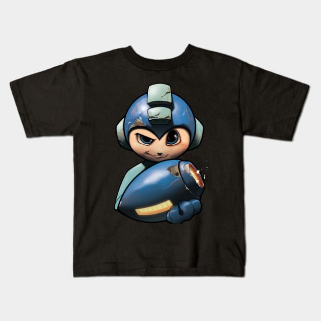 Megaman Kids T-Shirt by JorgeChiliVargas